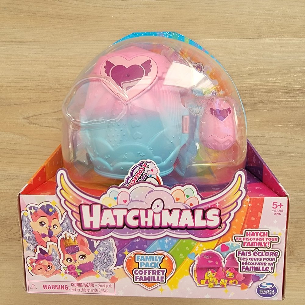 HATCHIMALS CollEGGtibles Family Pack Home Playset, 3 Characters + up to …